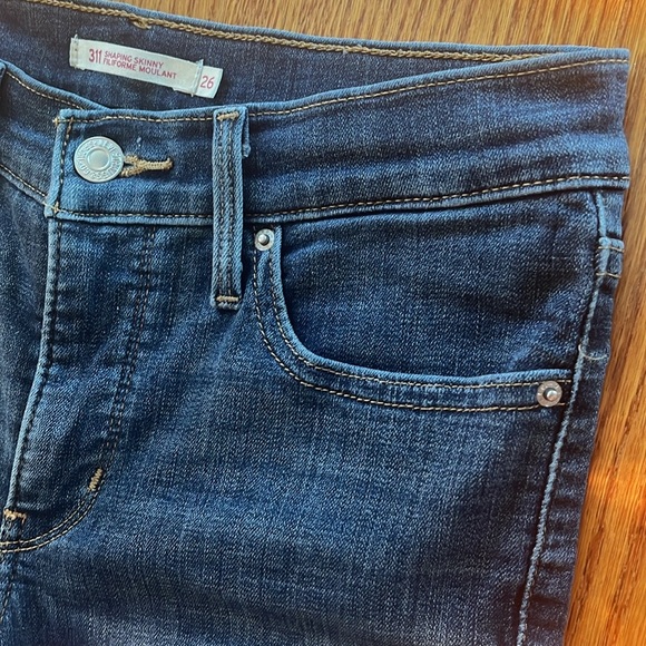 LEVI’S 311 skinny jeans size 26 - Picture 3 of 9